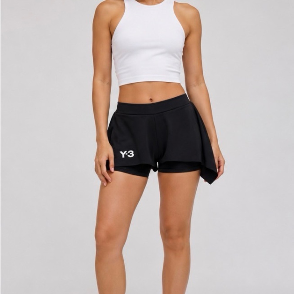 Y-3 KA9804 Women’s Match Shorts Black Size XL Climacool Yohji Yamamoto NWT